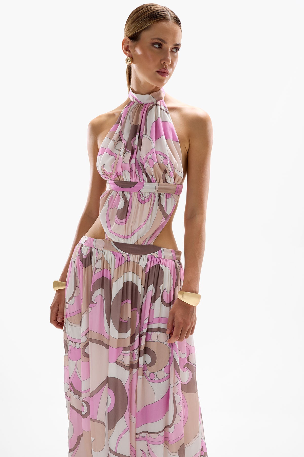 Rosette' Maxi Dress - Antibes