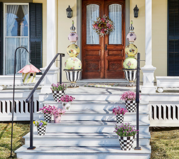 🎉Limited Time Promotion💝Only Today Buy 2 Get 2 Free ✨MacKenzie Childs Pedestal Urn