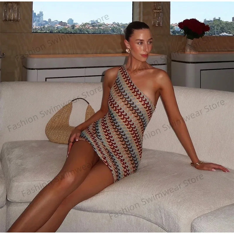Chic Backless Knit Dress