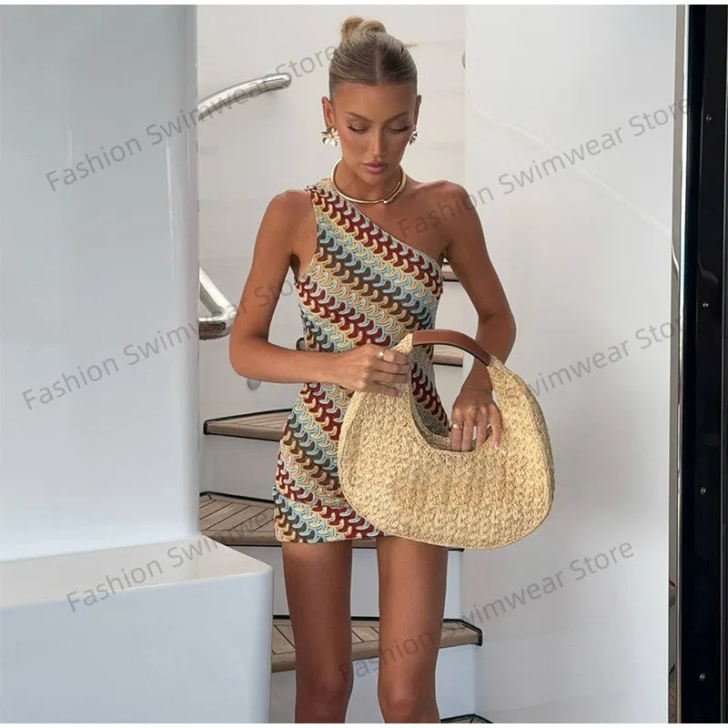 Chic Backless Knit Dress